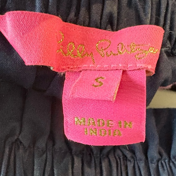 Lilly Pulitzer Jaeda Off-Shoulder Floral Embroidered Sequins Blouse Size S sku10 - Picture 9 of 10